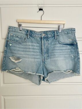 H&M Distressed Cutoff Jean Shorts, Size 16